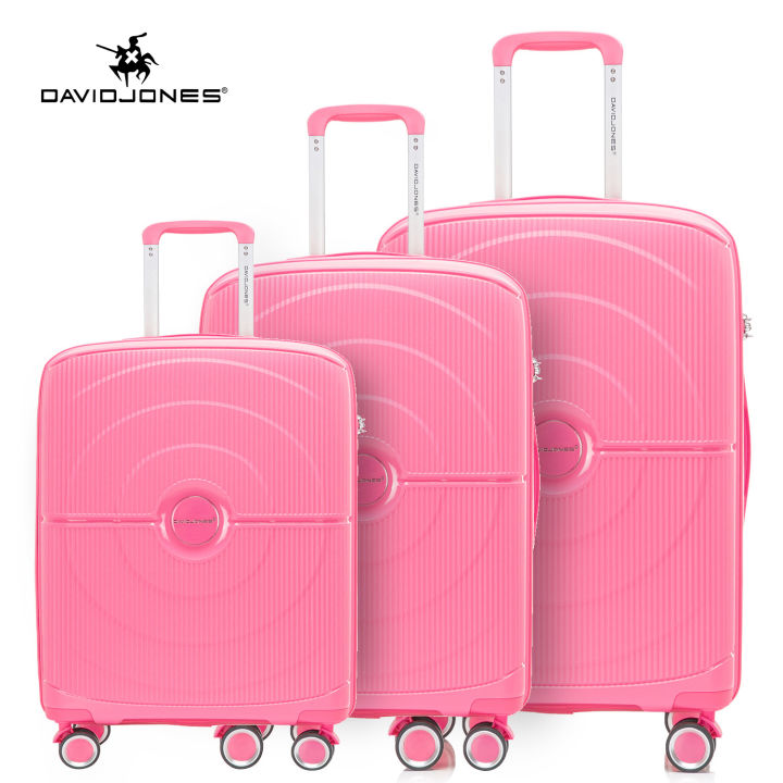 David Jones 20 24 29 inches Luggage 20 24 29 3 Piece Set Suitcase Spinner Hardshell Lightweight