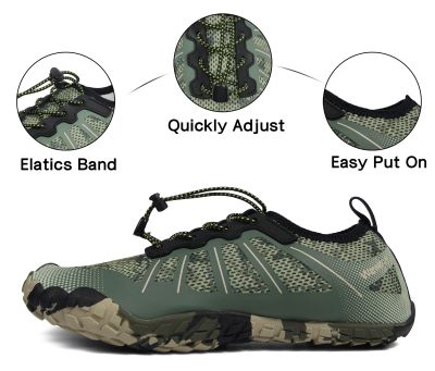 Camouflage Water Shoes Unisex Seaside Beach Barefoot Sneaker Men Swimming Upstream Wading Sports Aqua Shoes Women Quick Dry