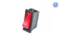 KCD3 Rocker Switch ON-OFF 2 Position 3 Pin Red( 1 ตัว)