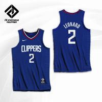 KAWHI LEONARD LOS ANGELES CLIPPERS FULL SUBLIMATED JERSEY