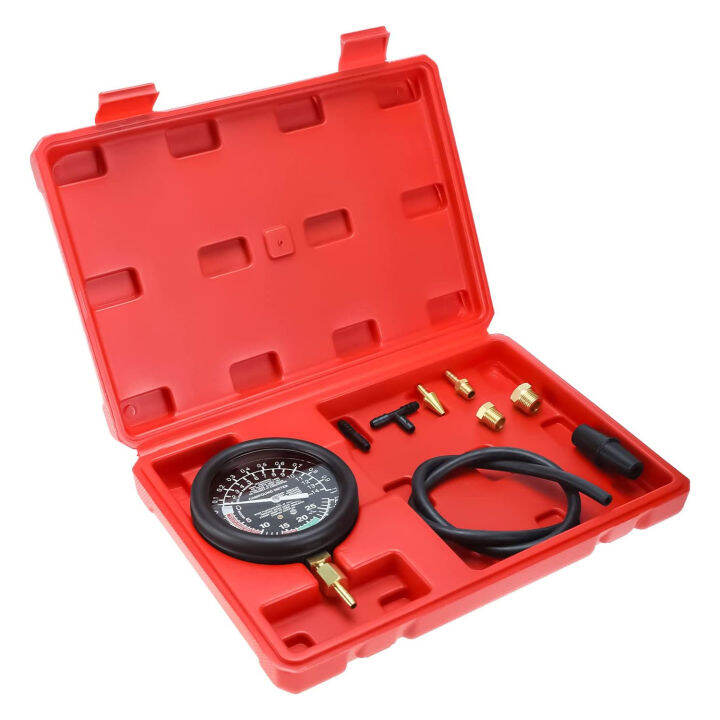 Car Vacuum And Fuel Pump Tester Gauge Kit Fuel Pump Pressure & Vacuum