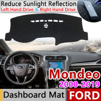 (Ssklo) สำหรับ Ford Mondeo Mk3 Mk4 Mk5 2000 ~ 2019 Anti-Slip Mat แผ่นคลุมแผงหน้าปัดรถยนต์ Sunshade พรมแดชแมทอุปกรณ์เสริม2004-2012