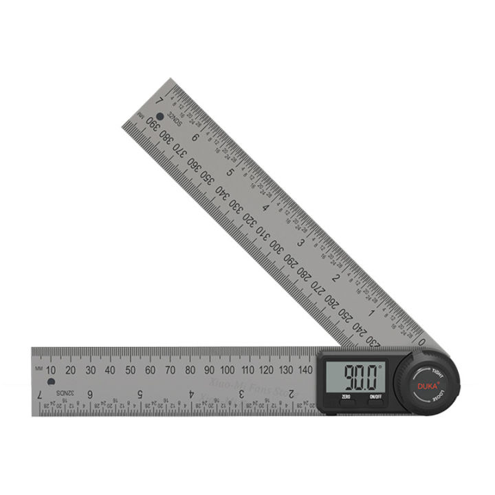 youpin-duka-digital-inclinometer-angle-ruler-finder-led-display-360-goniometer-stainless-steel-precision-spirit-level-caliper