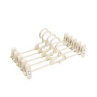 Adjustable Plastic Clothes Rack for Pant Skirt Clip Bra Clothespin Underwear Panties Portable Hanger Clothes Organizer