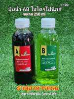 ปุ๋ยน้ำ AB สูตรเข้มข้น (1:100) ปลูกผักไฮโดรโปนิกส์ ขนาด 250ml ผสมใหม่ ใช้ดีราคามิตรภาพ ขนาดทดลอง/ใช้ไม่เยอะ