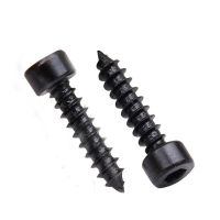 10-50pcs/lot M2 M2.6 M3 M3.5 M4 Carbon Steel With Black Hexagon Socket Cap Head self tapping screw Model Screws