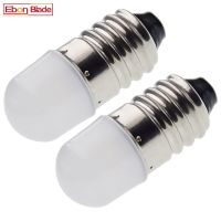 เครื่องมือสกรูฐานขนาดเล็กโคมไฟ Led E10ขาว2ชิ้นไฟกระแสตรง3V 6V 4.5V 12V ไฟสัญญาณไฟฉาย1SMD จักรยานไฟ Diy ขนาดเล็ก