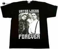 Vatos Locos Forever Tshirt Blood In Blood Out Bound By Honor Mens Tee Black Tee Shirt