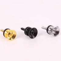 【Cw】Anti-skid Strap Lock Locking Button End Pin for Electric Acoustic Bass Guitarhot