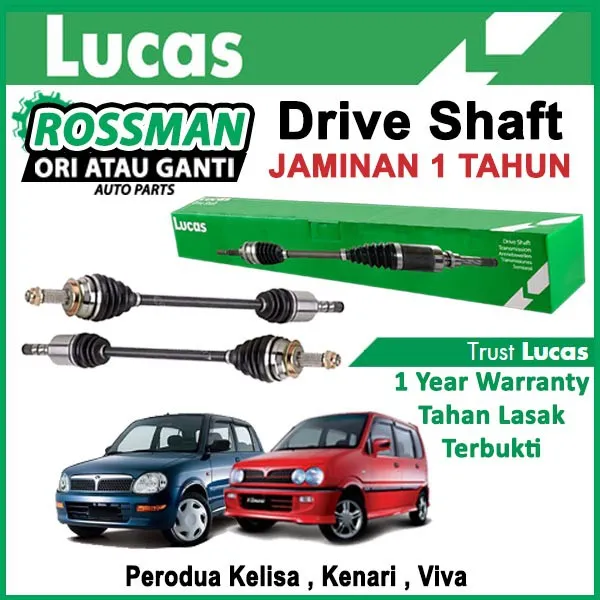 Perodua Kelisa , Kenari , Viva Original Lucas Drive Shaft 1 Year