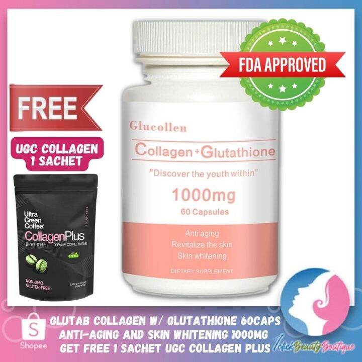 Glutab Collagen with Glutathione for AntiAging and Skin Whitening