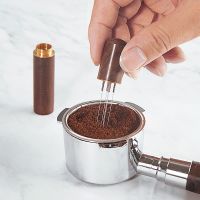 Stainless Steel Coffee Powder Masher Mixing Dispenser Espresso Powder Leveler Tool Coffee Shop Stirring Barista Accessories