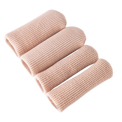 ❣◕☽ 4pcs Toe Tubes Protectors Silicone Toe Toe Cushion Sleeves Corn Pad Protectors for Bunion Pain Blister Corn ( Size )