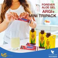 Aloe Vera Gel Forever 330 ml. น้ำอโลเวร่า ว่านหางจระเข้ 99.7% (x3) + argi (x3)