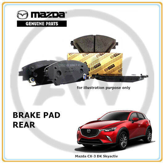 Mazda CX3 CX3 DK Skyactiv 20152023 Rear Disc Brake Pad Lazada