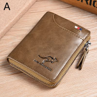 Kangaroo Wallet RFID Blocking Wallet with Zipper Multi Credit Card Holder Purse