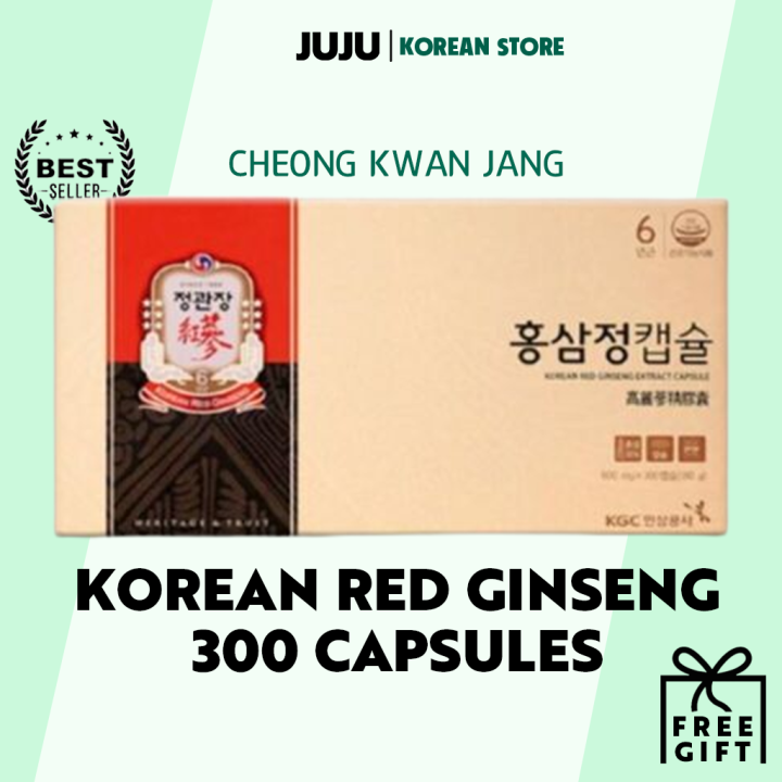 Cheong Kwan Jang / Korean Red Ginseng Extract Capsule (300 capsules ...