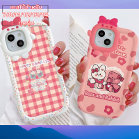 FD.studio-เคสโทรศัพท์กล้องโบว์ลายหมีหัวใจ แบบนิ่ม ชมพู TPU น่ารักๆ สําหรับรุ่น 7PLUS/8PLUS 11 12/12pro12promax 13/14 13pro 14pro#3014