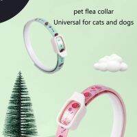 ZZOOI Adjustable Flea &amp; Tick Collar for Dogs and Puppies Buckle Design Whitefor Cats &amp; Kittens Comfort PVC 101A