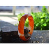 Gelang Bangle Kristal Agate Jade Natural Warna Merah