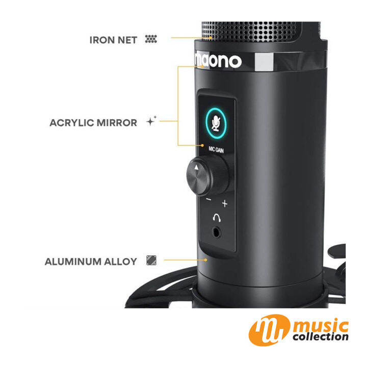 ไมโครโฟน-maono-monitorable-usb-condenser-microphone-set