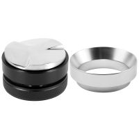 53mm Coffee Distributor and Tamper, Espresso Distribution with 54mm Espresso Dosing Funnel Coffee Dosing Ring