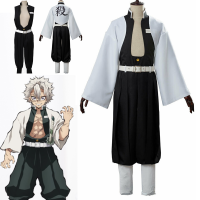 Demon Slayer Kimetsu no Yaiba Wind Pillar Sanemi Shinazugawa Cosplay Costume Set