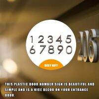 【LZ】◕  3D Entrance Door Signs Building Address Flat Base Plaque Plate Meeting Room Numeral Ornament Accessories Number 1