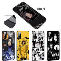 Casing หรับ iPhone 14 13 11 Pro Max 11 Mini 8+ 8 Plus FUL215 naruto itachi Pattern Phone เคสโทรศัพท์ อ่อนนุ่ม TPU Shockproof Black ปก