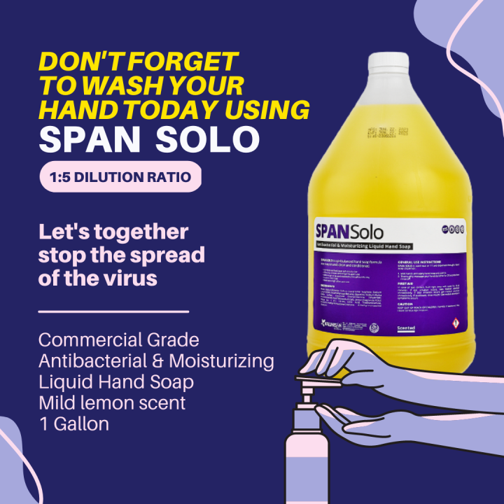 Span Solo Antibacterial And Moisturizing Liquid Hand Soap Commercial