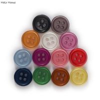 HOT 100pcs 4 Hole Resin Buttons Sewing Scrapbooking Clothing Crafts Accessories Card Making 10-15mm