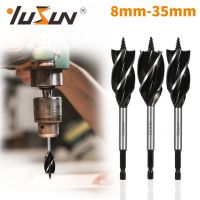 YUSUN 6.35MM Hexagonal Shank D8MM-35MM Twist Bit Router Bit เครื่องตัดมิลลิ่งงานไม้สําหรับเครื่องตัดคาร์ไบด์แบบ Face Mill ไม้