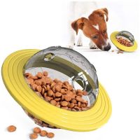 UFO Dog Toy Interactive Flying Discs IQ Treat Ball Pet Toys Food Ball Food Dispenser For Small Large Dogs Puppy Cats Supplies Toys