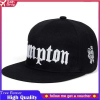 COMPTON เย็บปักถักร้อยหมวกเบสบอล Hip Hop หมวก Snapback แฟชั่นแบนหมวกกีฬาสำหรับ Unisex หมวกพ่อแบบปรับได้