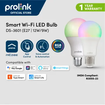 Wifi Smart Bulb Alexa LED Lamp E27 Dohome Siri Voice Control