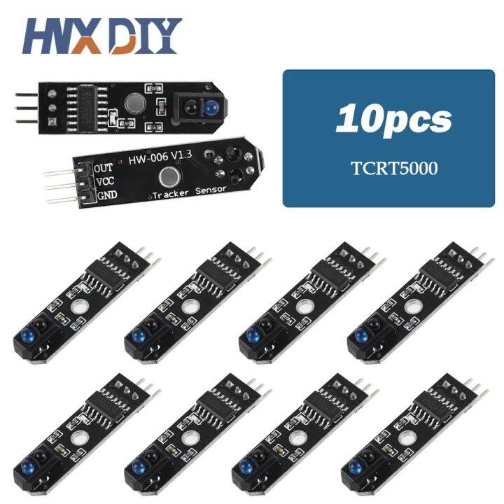 10PCS IR Infrared Line Reflection Track Follower Sensor TCRT5000 ...