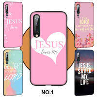 Casing หรับ OPPO A91 F15 A81 A92 A72 A52 A93 A94 Reno 2 2Z 2F 3 4 5 5K 6 4Z 6Z Lite Pro Plus A92S ni20 Bible Christ Christian Pattern Phone เคสโทรศัพท์