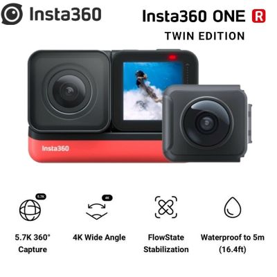 Insta360 One R Twin Edition กล้อง Action 360 องศา ความละเอียด 5.3K + กล้อง 4K ประกันศูนย์ไทย 1 ปี