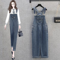 CMETAY Jumpsuit Women Jeans Loose Solid Oversized Simple Streetwear Korean Fashion Female Spring 2022 Casual Denim Overalls