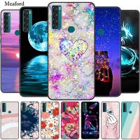 [ขายดี] สำหรับ TCL 20 SE เคสซิลิโคน TPU อ่อนหรูหราเคสโทรศัพท์สำหรับ TCL 20 SE T671H การ์ตูน Funda Capa Colourful Coque