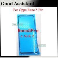 สำหรับ Reno5 Pro อะไหล่เลนส์ด้านหน้ากระจกหน้าจอสัมผัสด้านนอก Pdsm00 Cph2201 Pdst00 Bbk 2201 Pdrt00 Pdrm00