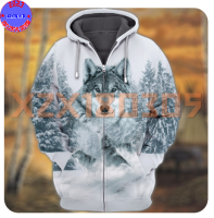 【xzx180305】Personalized Name Bright Wolf Moon 3D Hoodie All Over Print Mother Gift Best Price 16