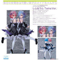 Figure ฟิกเกอร์ จาก Re Zero Starting Life in Another World รีเซทชีวิต ฝ่าวิกฤตต่างโลก Rem and Ram Twins ฝาแฝด เรม และ แรม 1/7 Ver Anime ของสะสมหายาก อนิเมะ การ์ตูน มังงะ คอลเลกชัน ของขวัญ Gift จากการ์ตูนดังญี่ปุ่น New Collection Doll ตุ๊กตา Model โมเดล