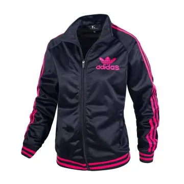 Adidas Originals Chile 62 Women's Track Top Jacket Size 38 Pink Shiny Look  Rare | eBay