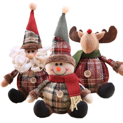 MZD【Merry Christmas 】Santa Claus Christmas Doll Merry Christmas Decorations For Home Elk Christmas Ornaments Xmas Tree Decor