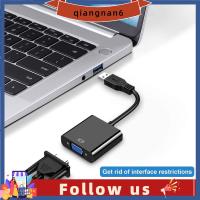 สาย HDTV คอมพิวเตอร์ QIANGNAN6คอมพิวเตอร์ชายกับหญิงตัวแปลง USB ไปยังตัวแปลงวีจีเอ USB 3.0 USB ไปยัง VGA