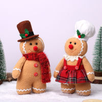 ของเล่นตุ๊กตาของประดับขนมปังขิงสำหรับผู้ชายตกแต่งคริสต์มาสของขวัญวันหยุด
