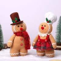 Christmas Gingerbread ตุ๊กตา Noel Merry Christmas Decor ของขวัญ Plush Gingerbread ของเล่นสำหรับเด็ก Navidad Happy New Year 2024 Favor