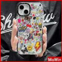 Mowin - เข้ากันได้สำหรับ เคสไอโฟน เคสไอโฟน11 สำหรับ iPhone 14 Pro Max เคส iPhone เคสใสหนา TPU เคสกันกระแทกป้องกันกล้องเข้ากันได้กับ iPhone 13 Pro Max 12 Pro Max 11 Pro Max 7plus XR xs max 6splus 7 8