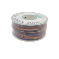 Multicolor 250เมตร30AWG บัดกรีสายเคเบิลห่อฉนวนกันความร้อนสายอิเล็กทรอนิกส์ OK Line